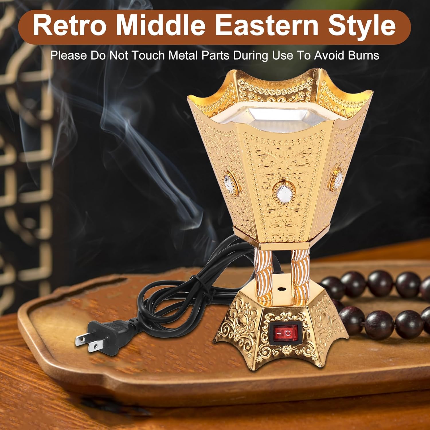 Vintage Middle Eastern Style Electric Incense Burner