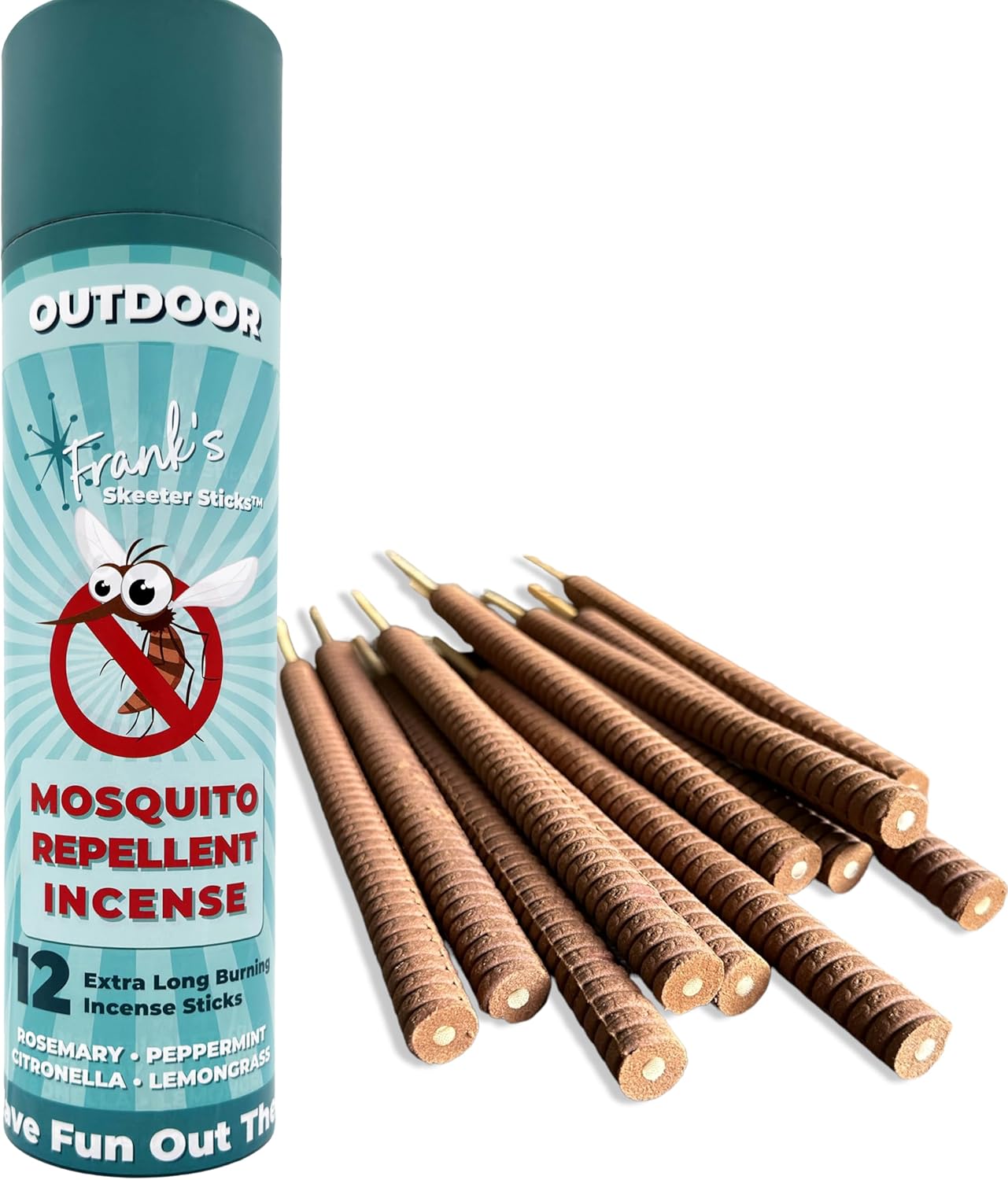 FRANKs SKEETER STICKS 8 Hour Mosquito Repellent Incense