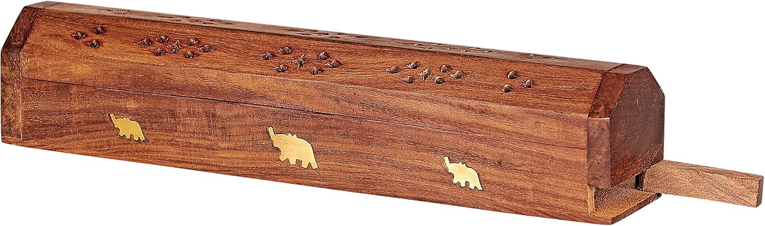 Rani Brand Premium Wood Incense Burner Box