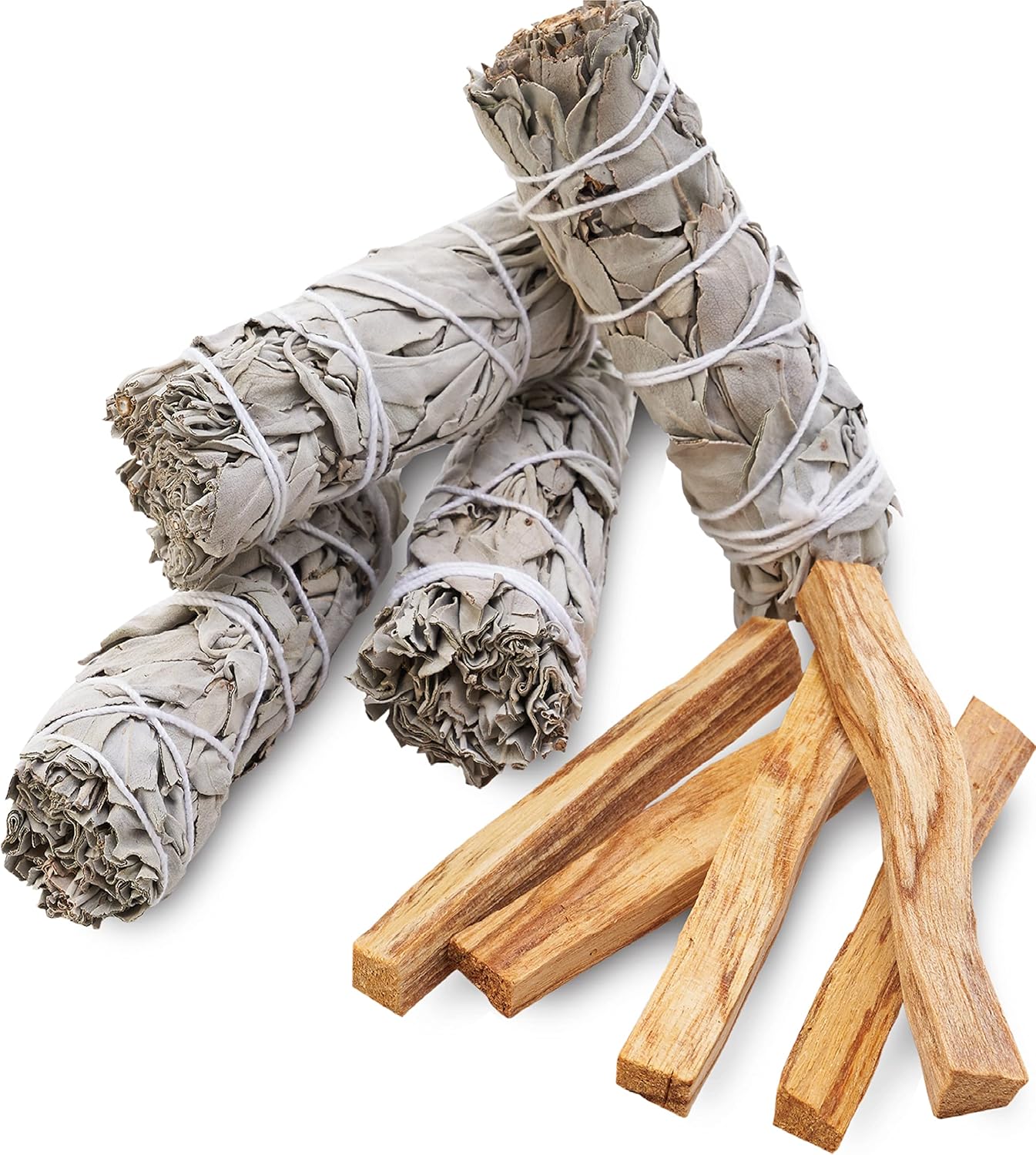 Smudge Kit Refill - White Sage Palo Santo for Healing and Purifying