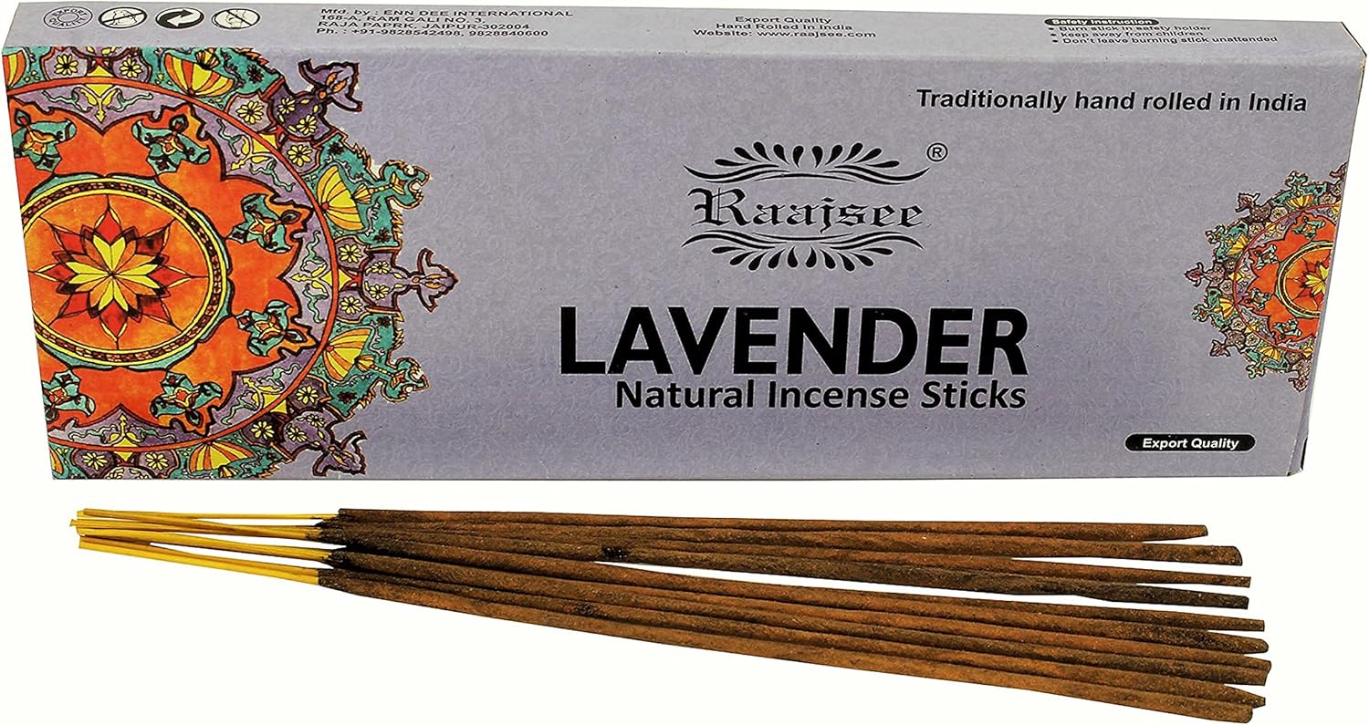 Raajsee Lavender Incense Sticks 100 Gm Pack