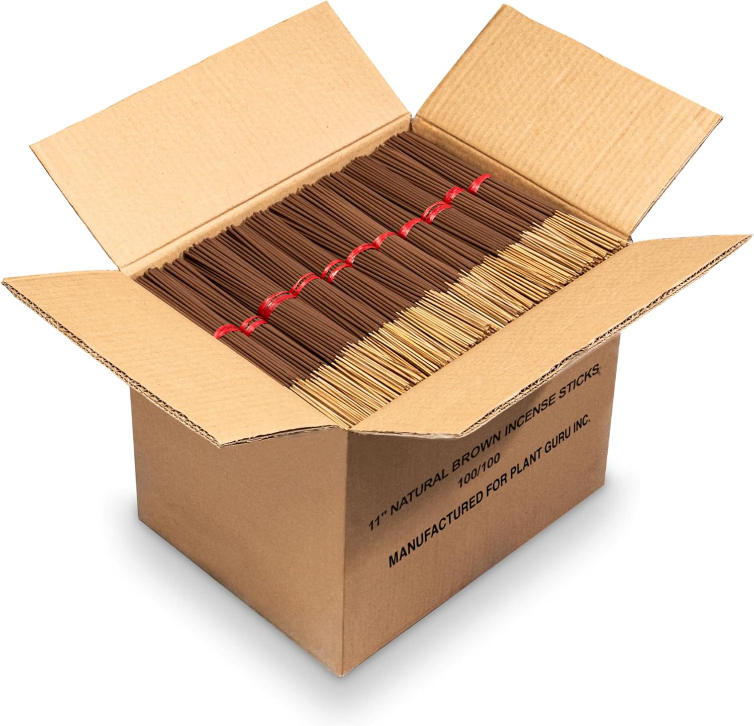 Plant Guru 1000 Natural Incense Sticks 11 Inch Bulk