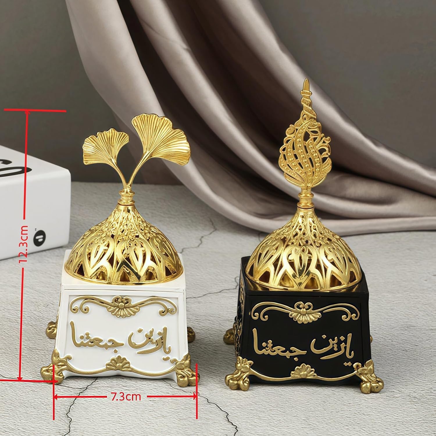 Zen Meditation Incense Burner - Resin Aromatherapy Decor for Home and Office