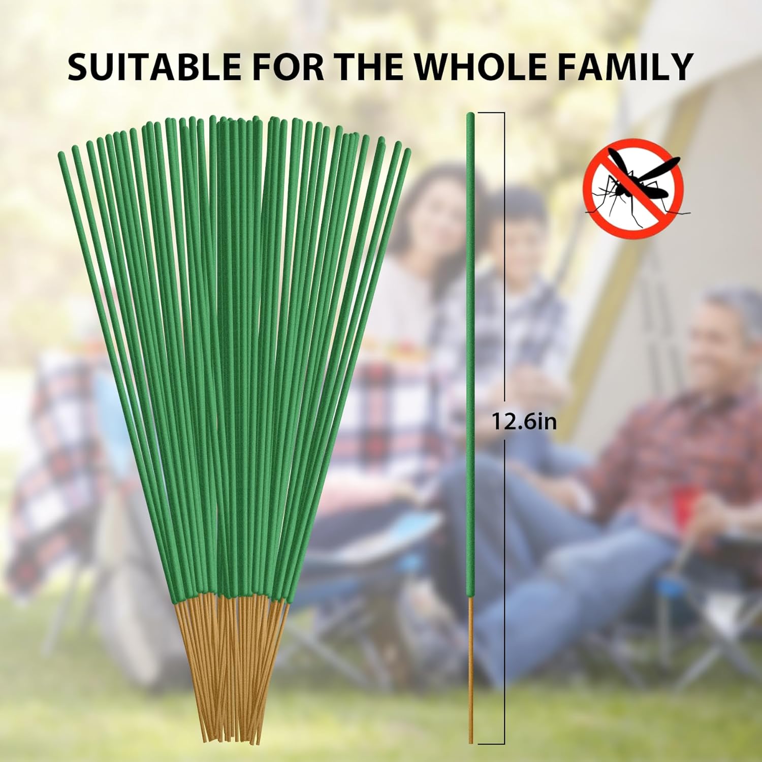 BugBai Mosquito Repellent 120 PCS Incense Sticks