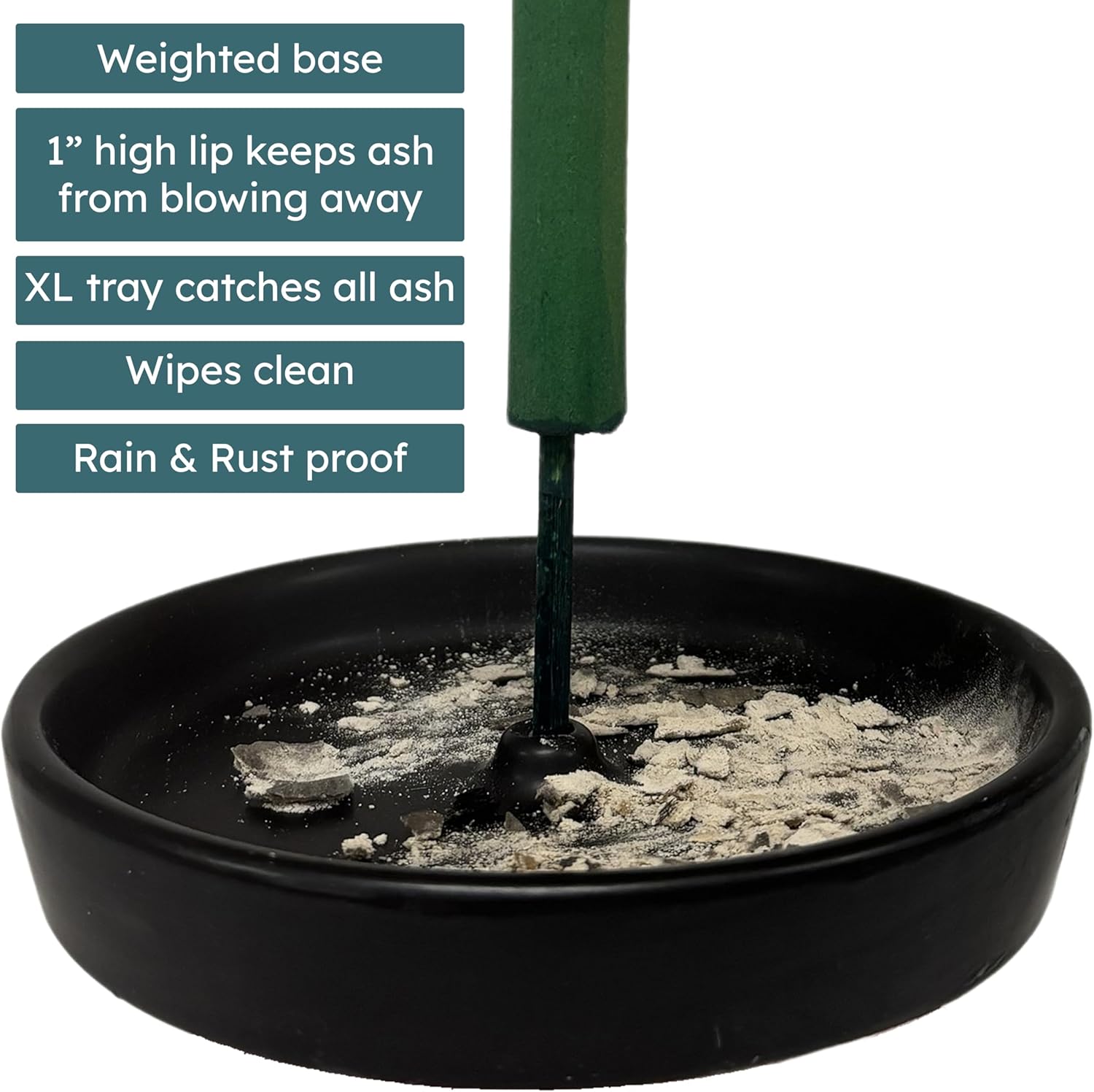 W4W Mosquito Stick Holder - Ceramic Outdoor Indoor Use