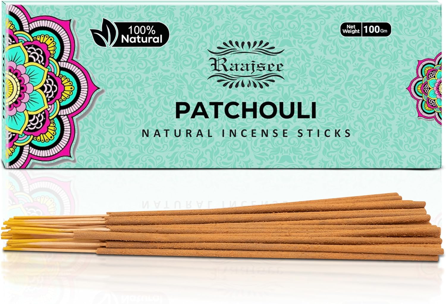 Raajsee Patchouli Incense Sticks 100gm Pack