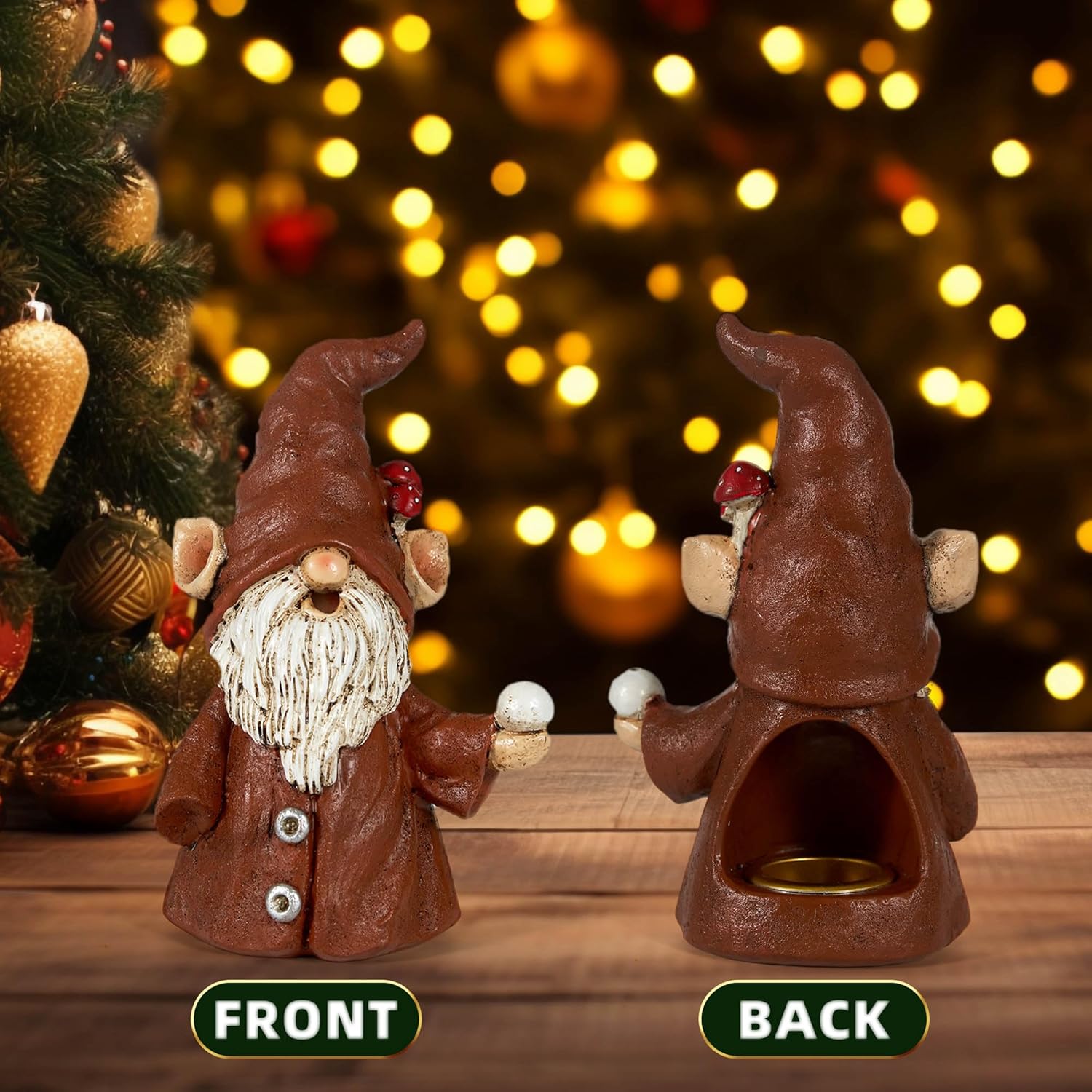 Cute Gnome Incense Holder for Sticks and Cones 1