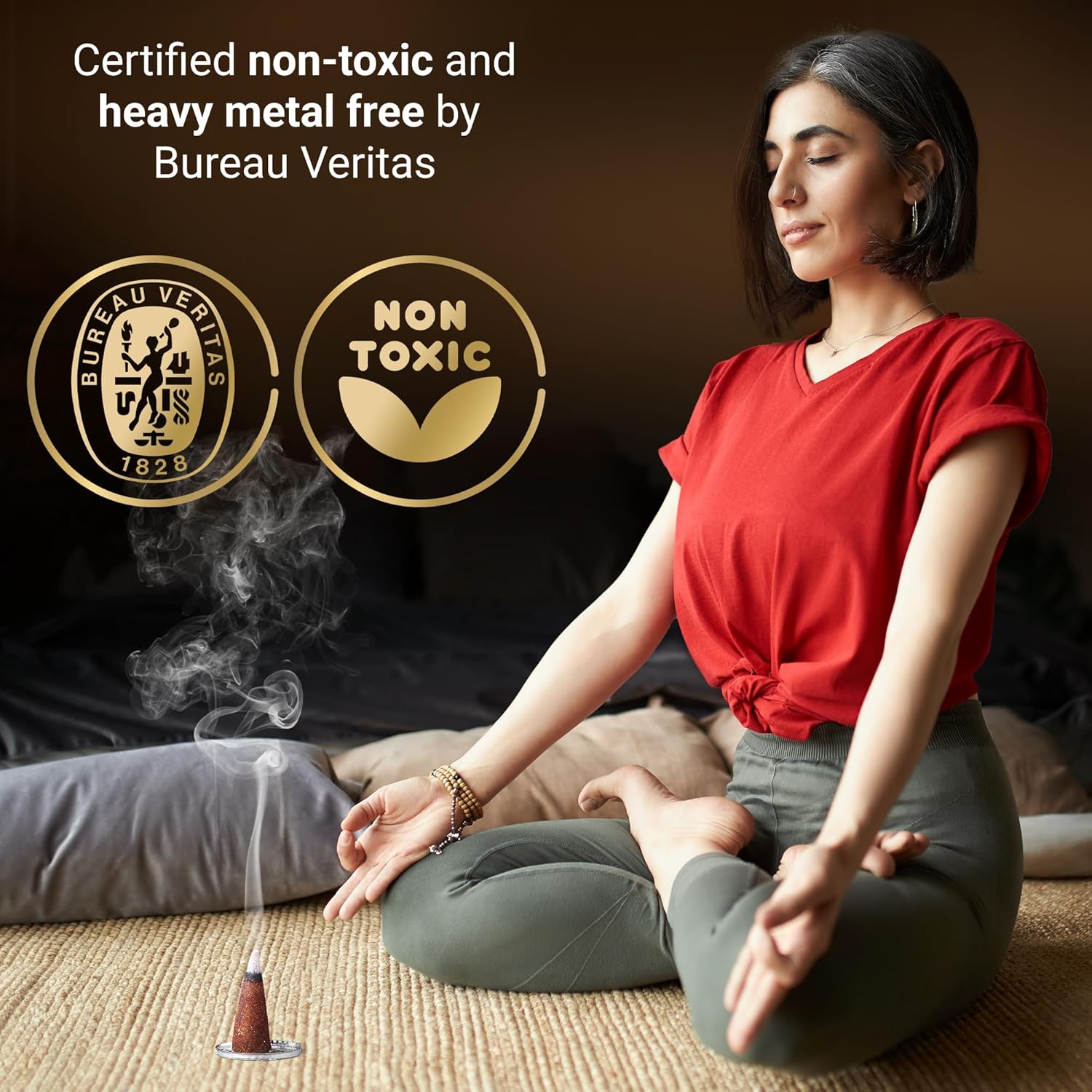 Fumino Simply Sandalwood Incense Cones 20 Per Box