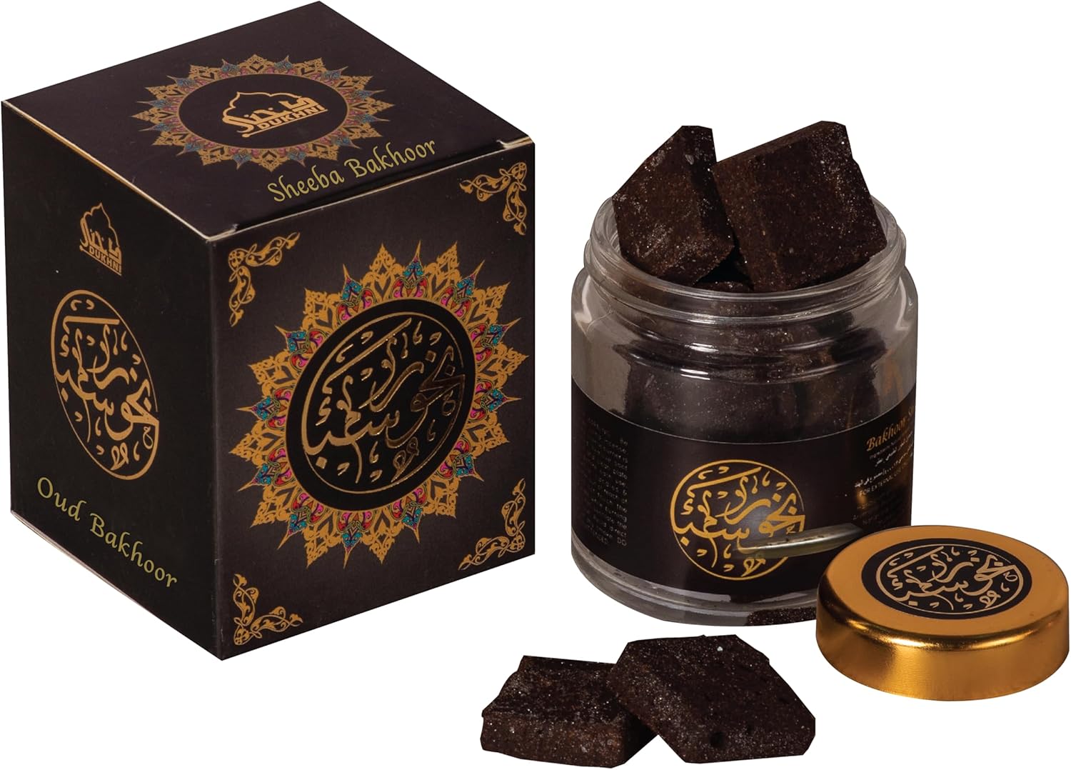 Bakhoor Sheeba Yemeni Oud Incense 40 Gram Jar