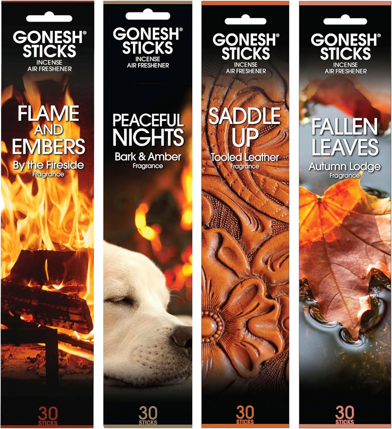 Gonesh Scents of Fall Incense Sticks Variety Pack