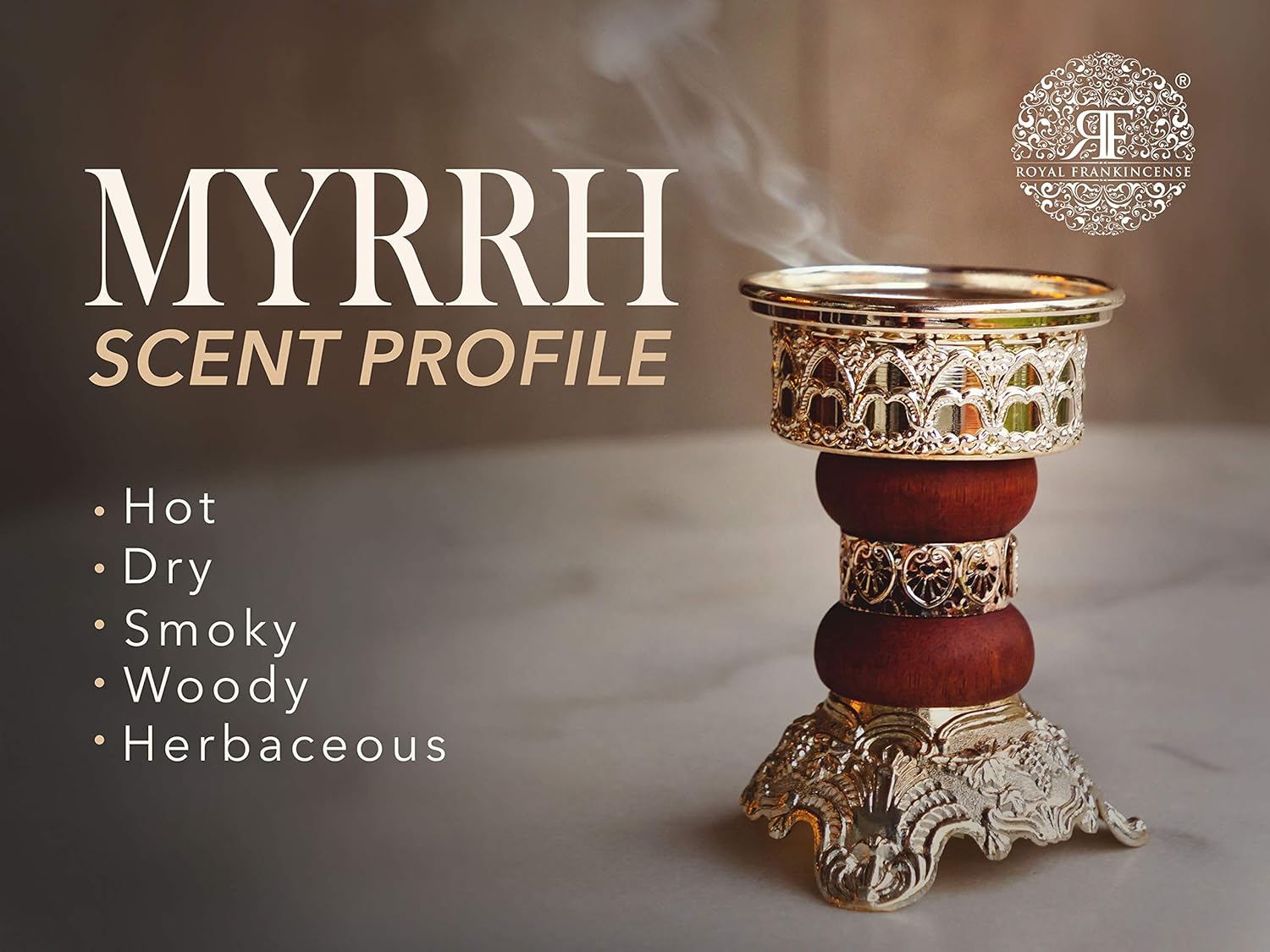 Organic Myrrh Resin Powder from Oman 2 oz