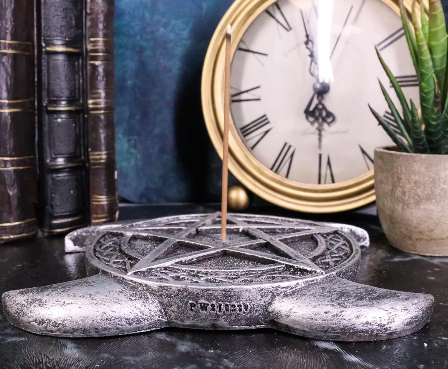 Ebros Gift Triple Goddess Moon Incense Holder