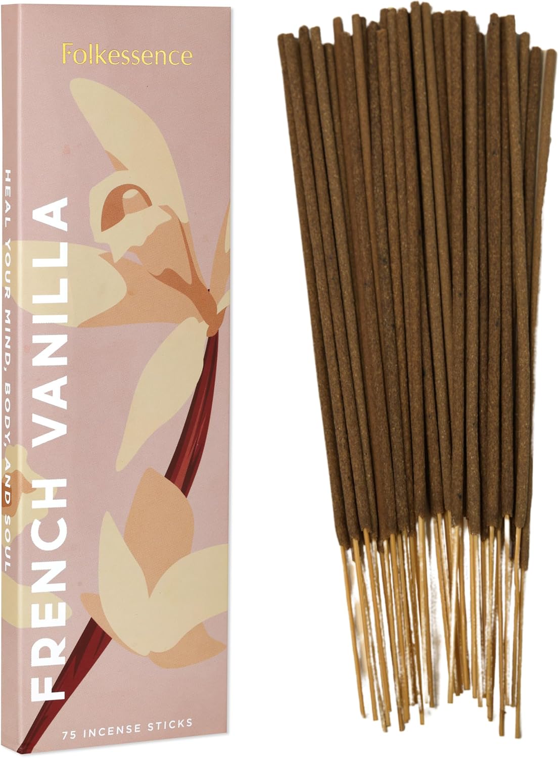 Folkulture Vanilla Incense Sticks Pack of 75
