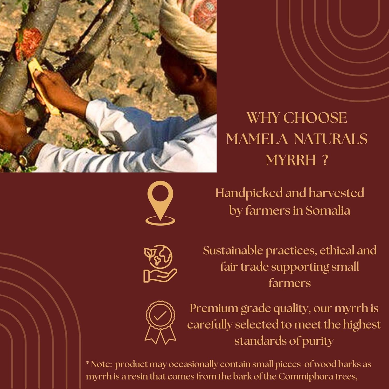 Myrrh Incense 2oz Natural Wild-Harvested Somalia