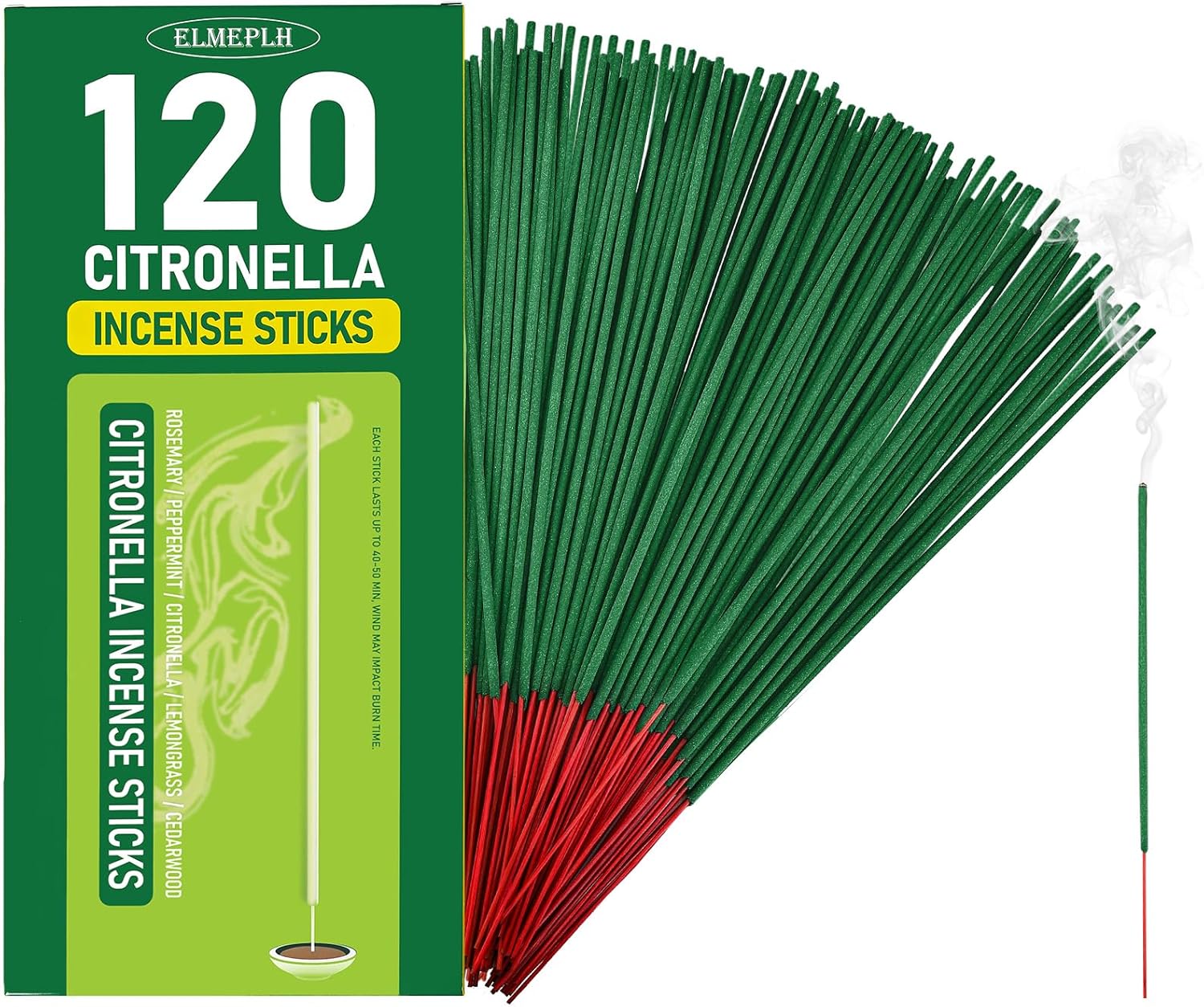 Citronella Incense Sticks 120 Pieces - Perfect for Outdoor Use