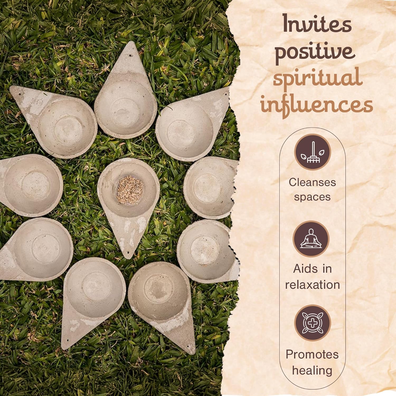 Sagrada Madre Triangular Incense Burner Holder