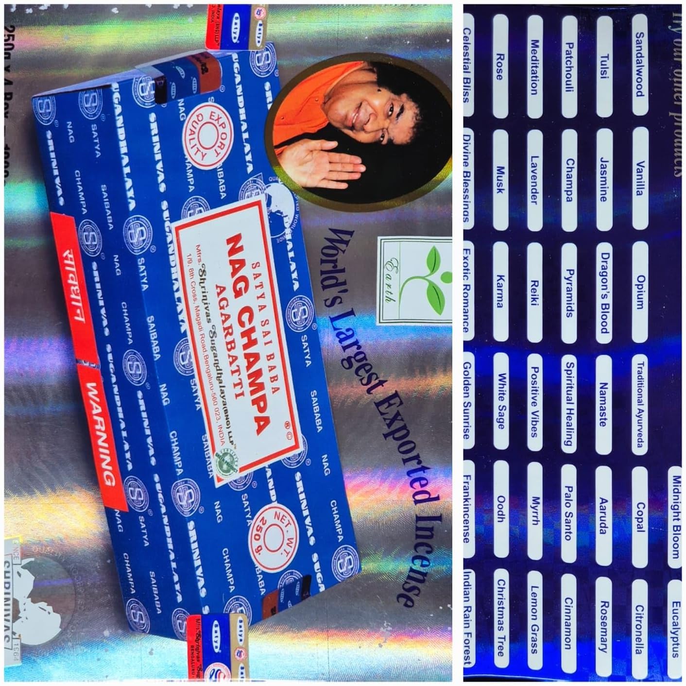 Giftbrit Satya Nag Champa Incense Sticks 500g