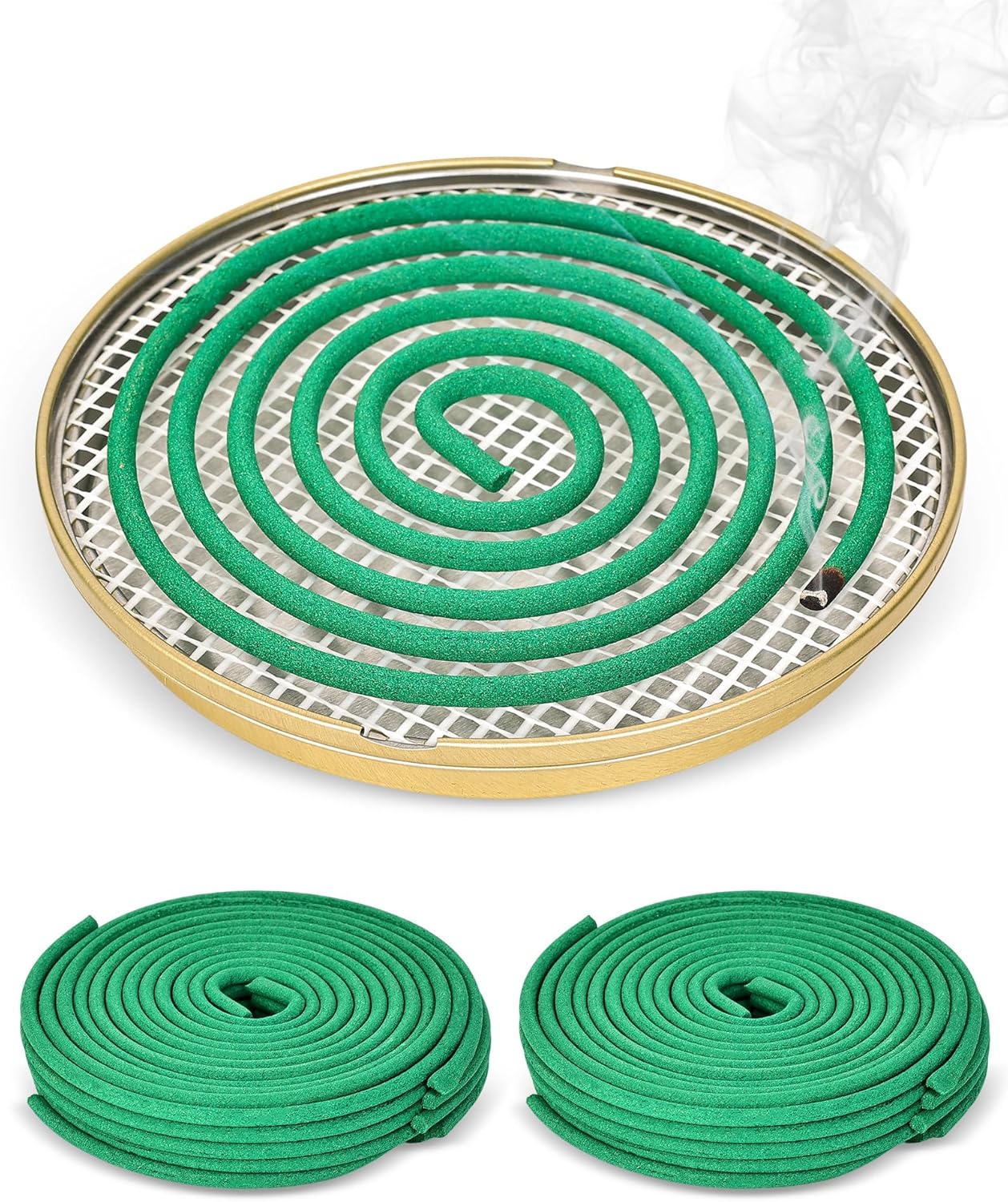 Elmeplh Mosquito Repellent Coils - 20 Coils with Stand