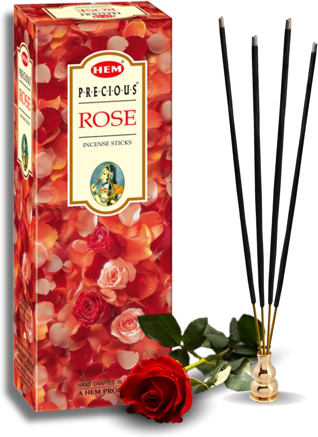 HEM Precious Rose Incense Sticks 120 Count