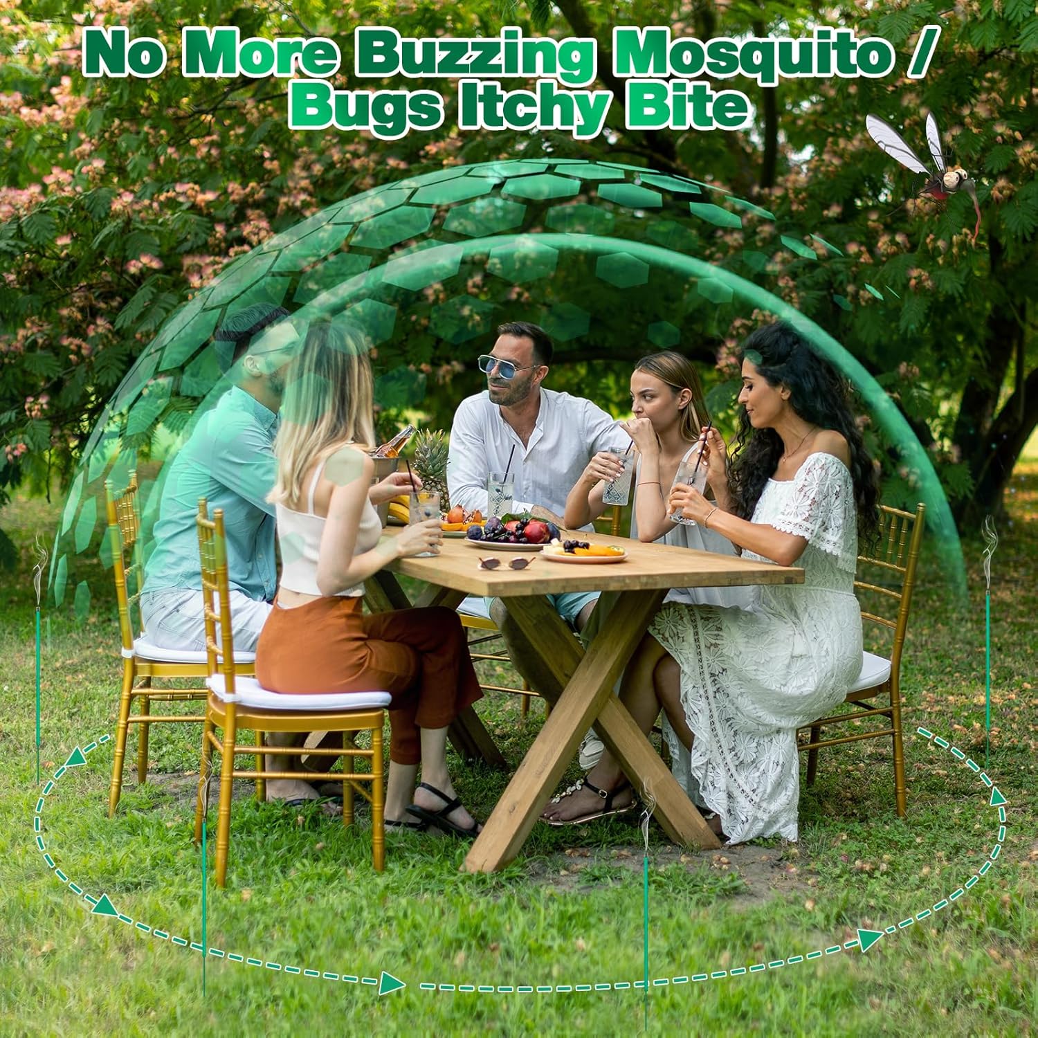 240 PCS Citronella Incense Sticks for Mosquito Repellent Indoor Outdoor