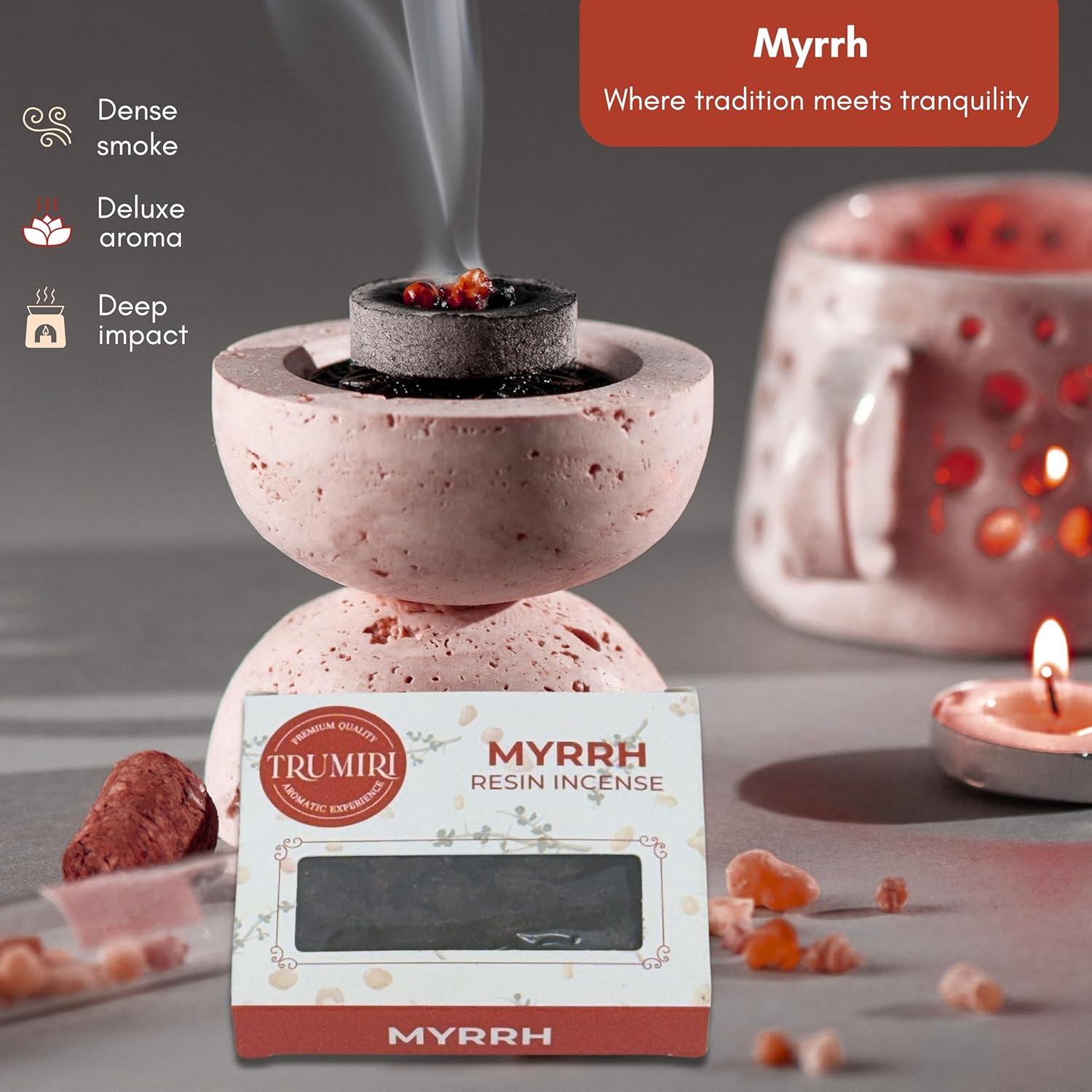 Myrrh Resin Incense - 30g Pack - Natural Aromatherapy