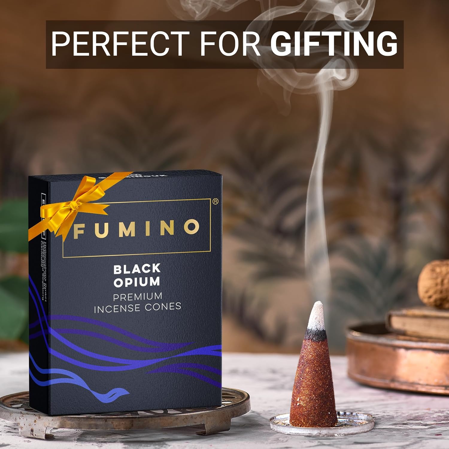 Fumino Simply Sandalwood Incense Cones 20 Per Box