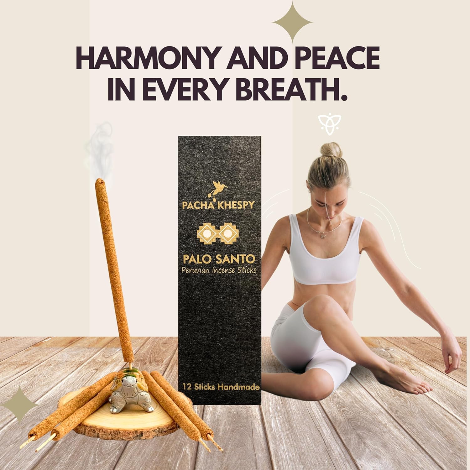 Palo Santo Incense Sticks - 12 Pack Natural