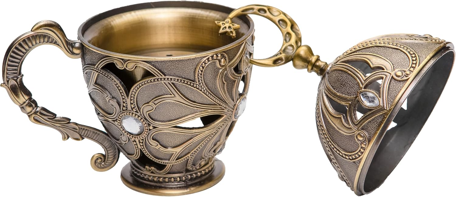 Frankincense Incense Burner with Handle for Bakhoor Myrrh Cone