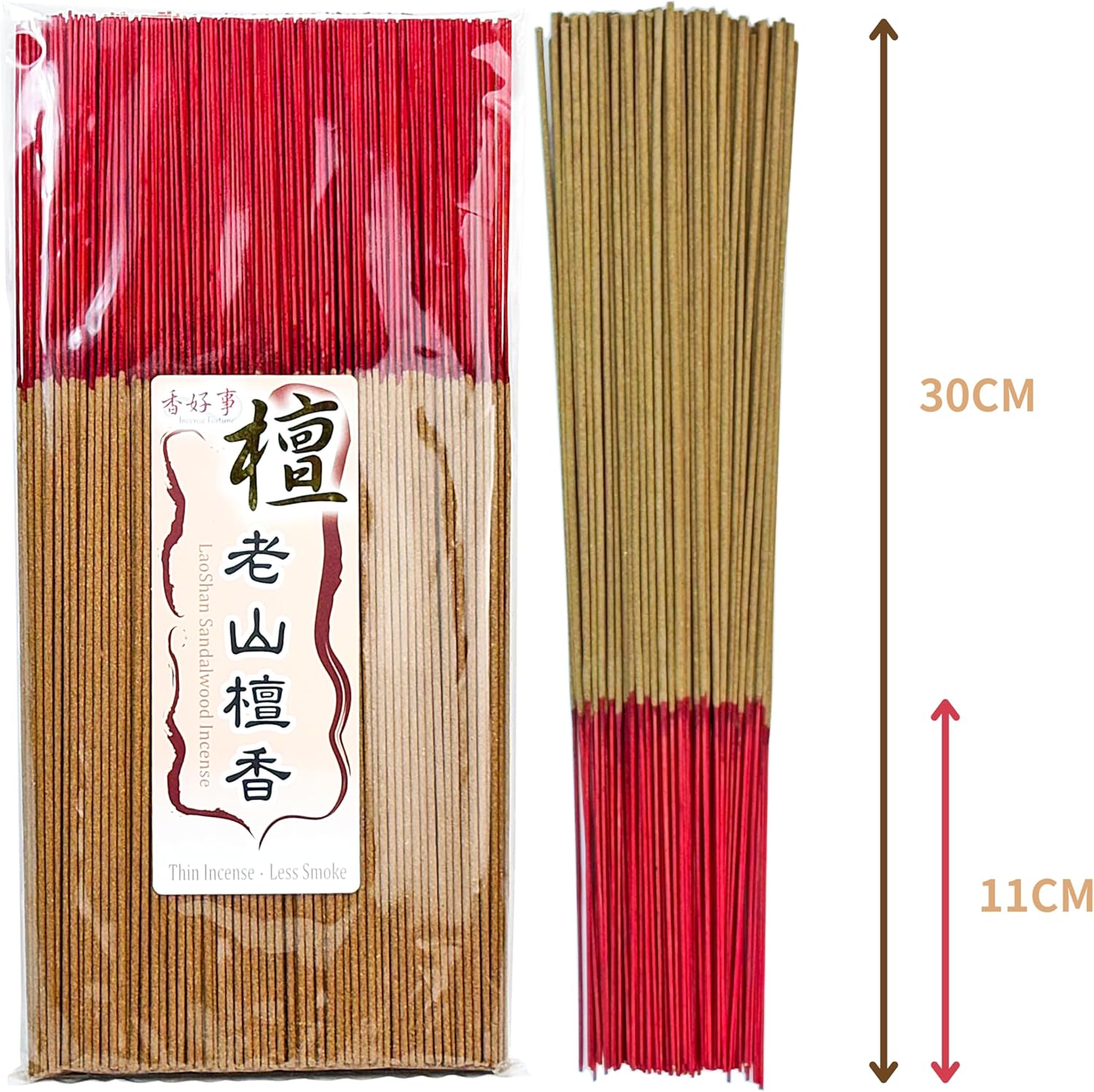 LaoShan Sandalwood Incense Joss Sticks 400 Sticks
