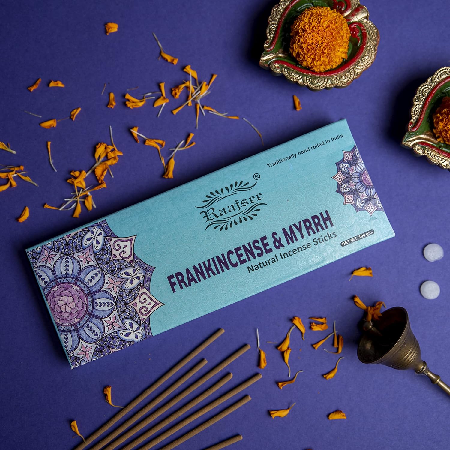 Raajsee Frankincense Myrrh Incense Sticks 100gm Pack