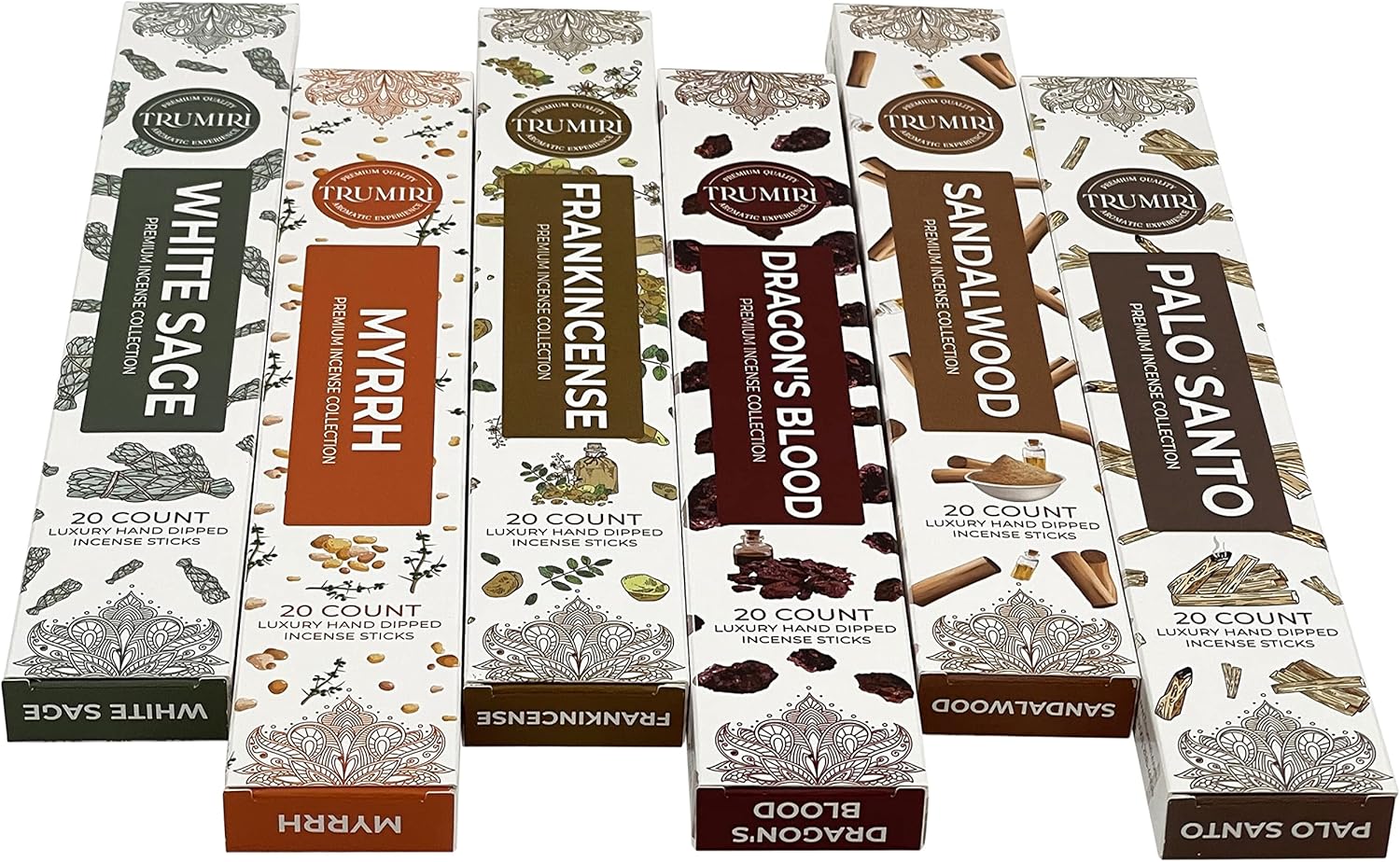 TRUMIRI Woody Incense Sticks Variety Pack