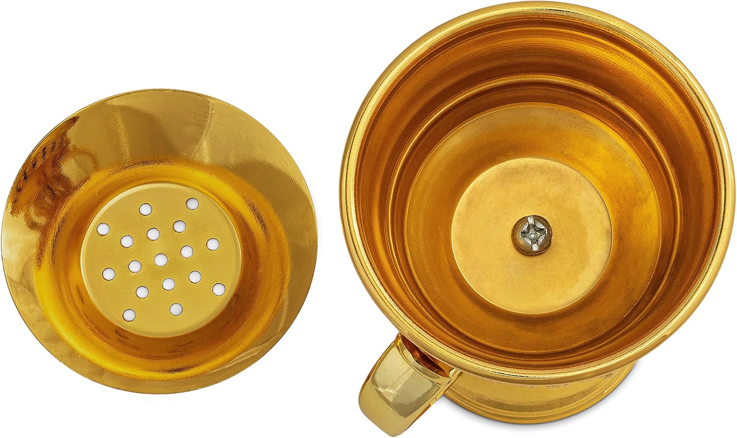 AM Regal Metal Incense Burner - Gold