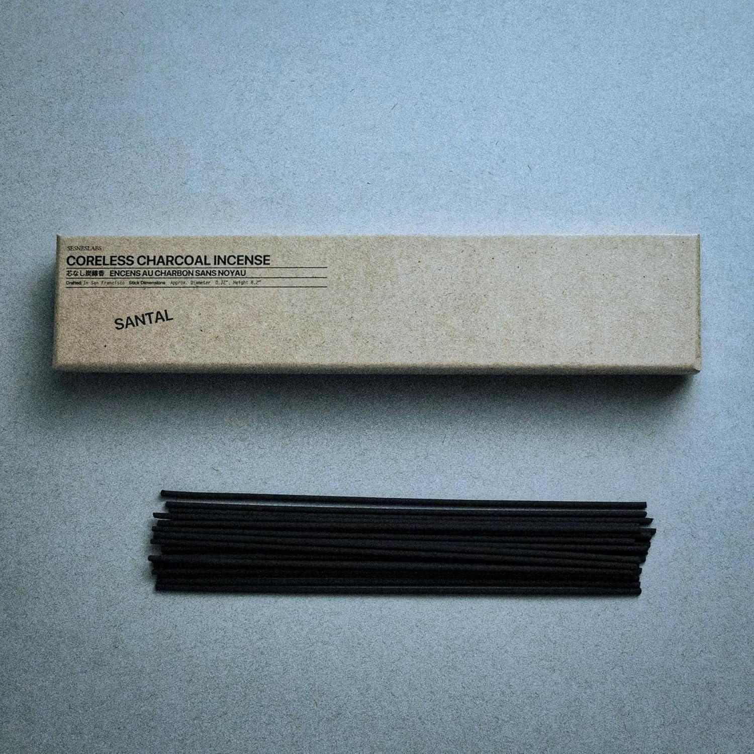 Santal Coreless Pure Incense Sticks 20-Pack