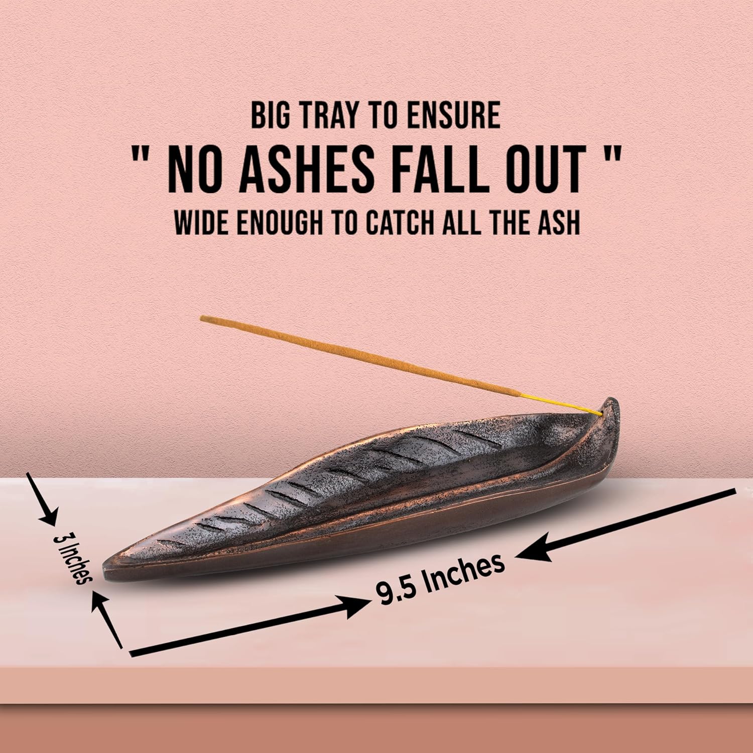 Raajsee Incense Holder Set with Nag Champa Incense Sticks