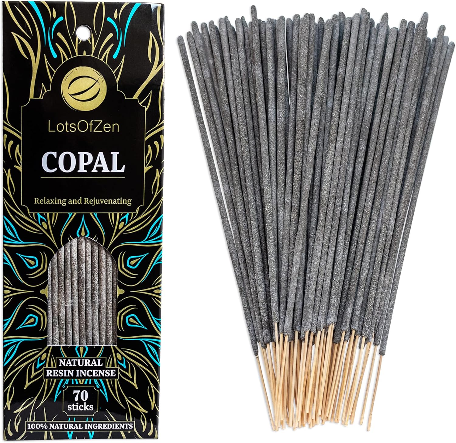Lots Of Zen Copal Incense Sticks Smudge Kit 70 Pcs