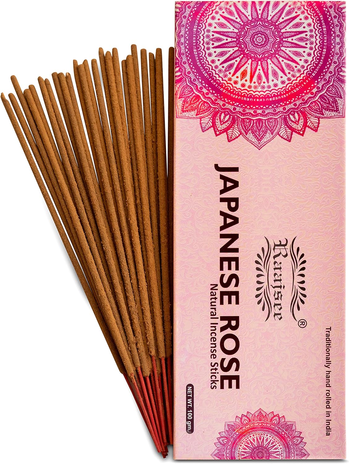 Raajsee Japanese Rose Incense Sticks 100 Gm Pack