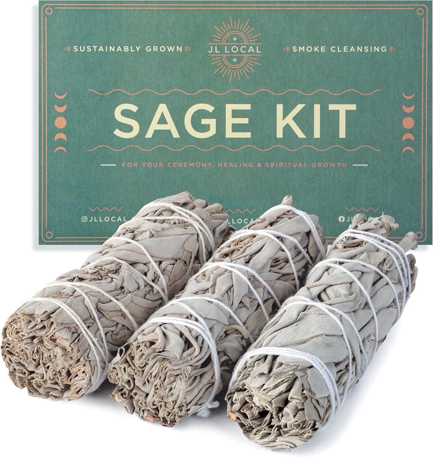 Handcrafted 4 Inch White Sage Sticks for Cleansing and Spiritual Rituals