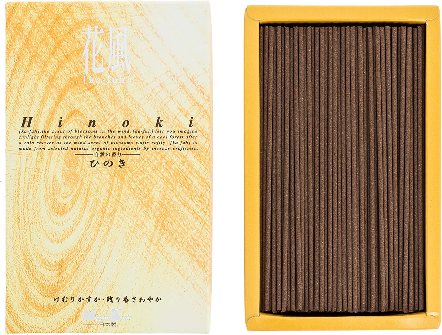 Nippon Kodo Ka-fuh Cypress Incense Sticks 450 Count